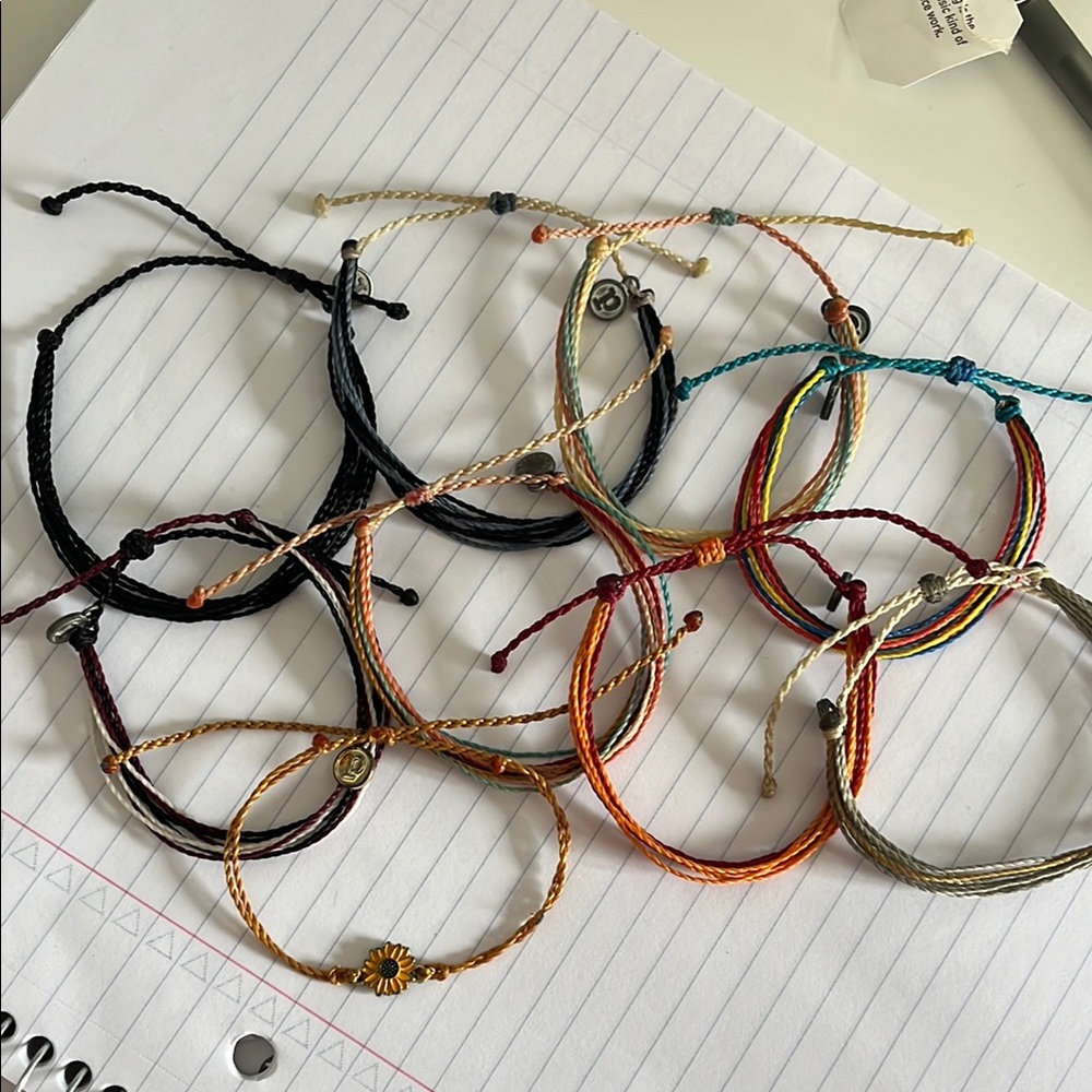Pura Vida Colorful Braided Bracelet Set